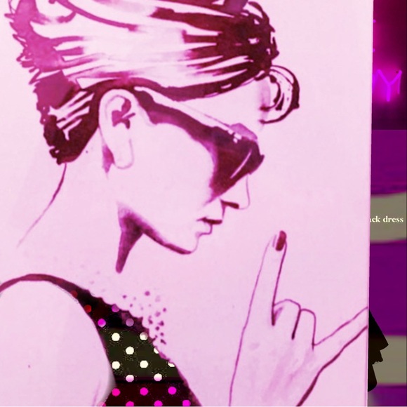 Chalet Puffer coordinate set snow ski jacket & high waisted pants pink red black - Picture 5 of 16